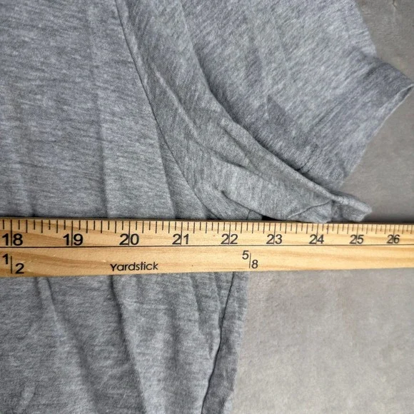 The North Face Womens XXL Heather Grey Logo Graphic T-Shirt Short Sleeve - Picture 3 of 6